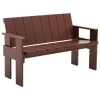 HAY Crate dining bench, iron red