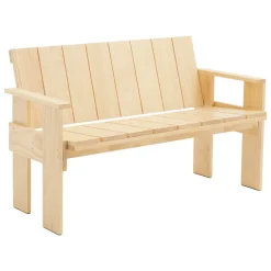 HAY Crate dining bench, lacquered pine