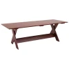 HAY Crate dining table, 230 cm, iron red