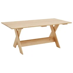 HAY Crate dining table, 180 cm, lacquered pine