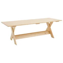 HAY Crate dining table, 230 cm, lacquered pine