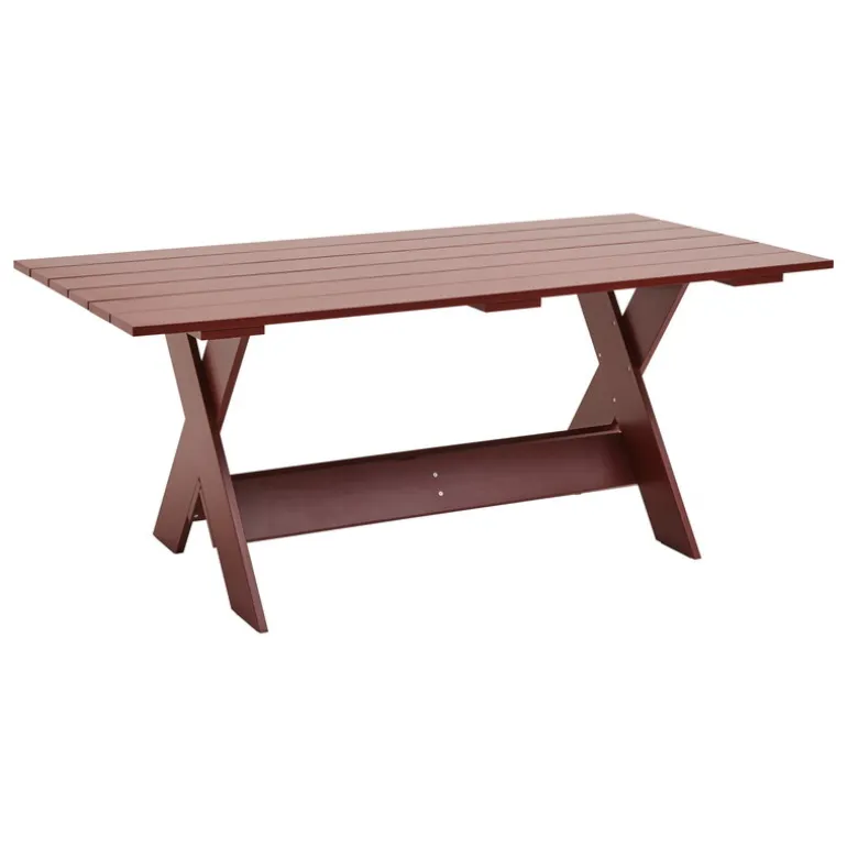HAY Crate dining table, 180 cm, iron red