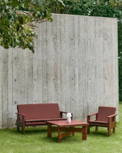 HAY Crate folding cushion for lounge chair, iron red