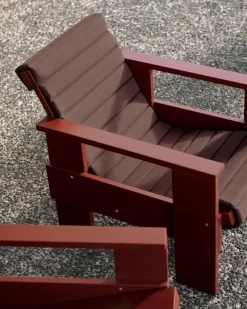 HAY Crate lounge chair, iron red