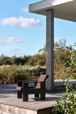 HAY Crate lounge chair, iron red