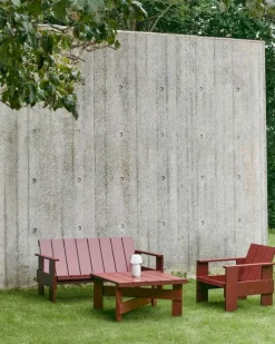 HAY Crate lounge chair, iron red