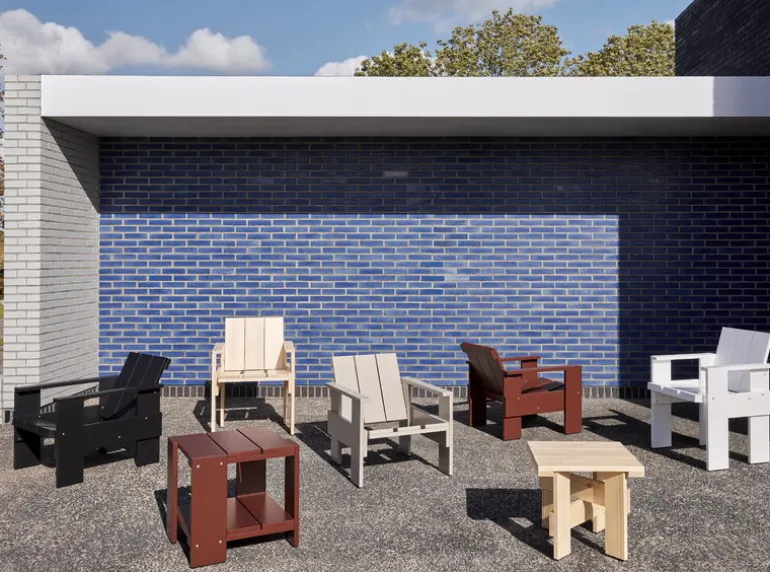 HAY Crate lounge chair, London fog