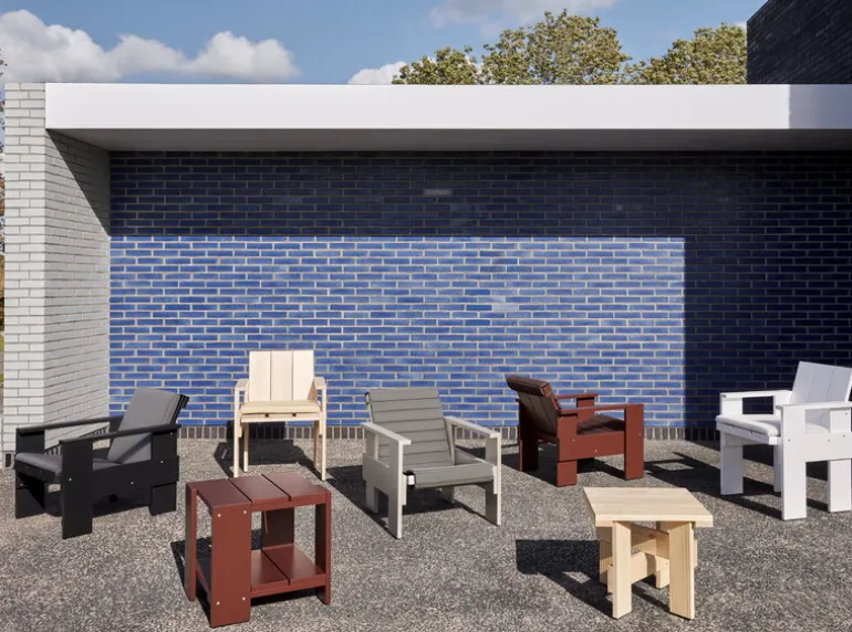 HAY Crate lounge chair, London fog