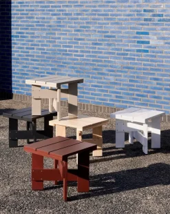 HAY Crate low table, 45 x 45 cm,  London fog