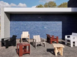 HAY Crate Low table, 45 x 45 cm,  lacquered pinewood