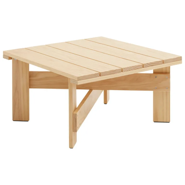 HAY Crate low table, 75,5 x 75,5 cm, lacquered pine