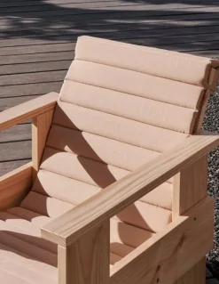 HAY Crate Quilted cushion for lounge chair, beige