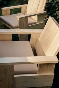 HAY Crate seat cushion for dining chair, beige