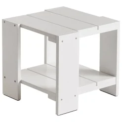 HAY Crate side table, 49,5 x 49,5 cm, white
