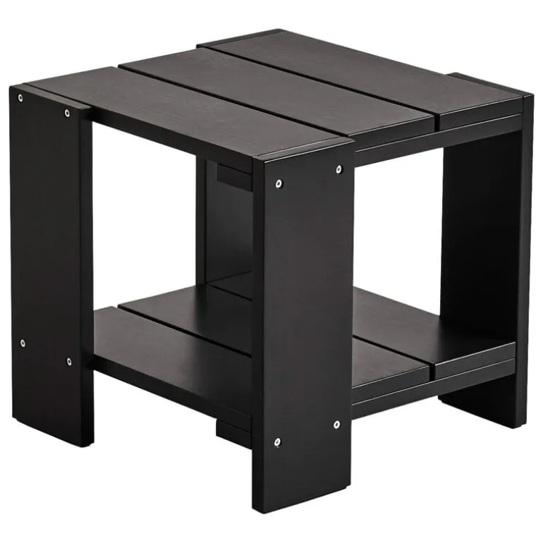 HAY Crate side table, 49,5 x 49,5 cm, black