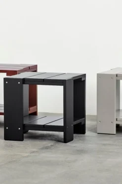 HAY Crate side table, 49,5 x 49,5 cm, black