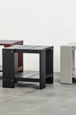 HAY Crate side table, 49,5 x 49,5 cm, iron red