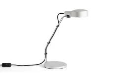 HAY Cupola desk lamp, clear anodised aluminium
