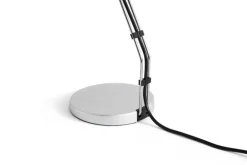 HAY Cupola desk lamp, clear anodised aluminium