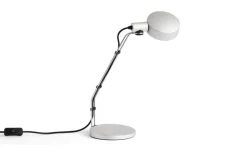 HAY Cupola desk lamp, clear anodised aluminium