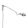 HAY Cupola wall lamp, clear anodised aluminium