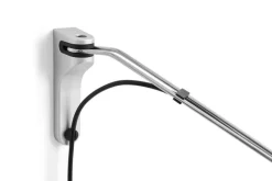 HAY Cupola wall lamp, clear anodised aluminium