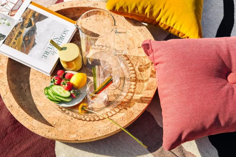 HAY Dot Soft cushion, yellow