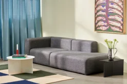 HAY Ethan Cook Flat Works rug, 200 x 300 cm, Peach green check