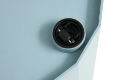 HAY Facet cabinet, high, misty blue