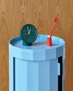 HAY Facet cabinet, high, misty blue