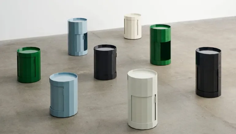 HAY Facet cabinet, low, eggshell