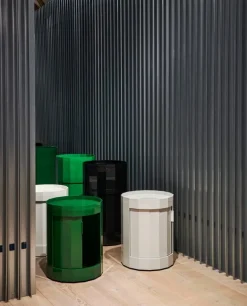 HAY Facet cabinet, low, misty grey