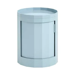 HAY Facet cabinet, low, misty blue