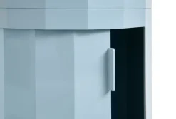 HAY Facet cabinet, low, misty blue