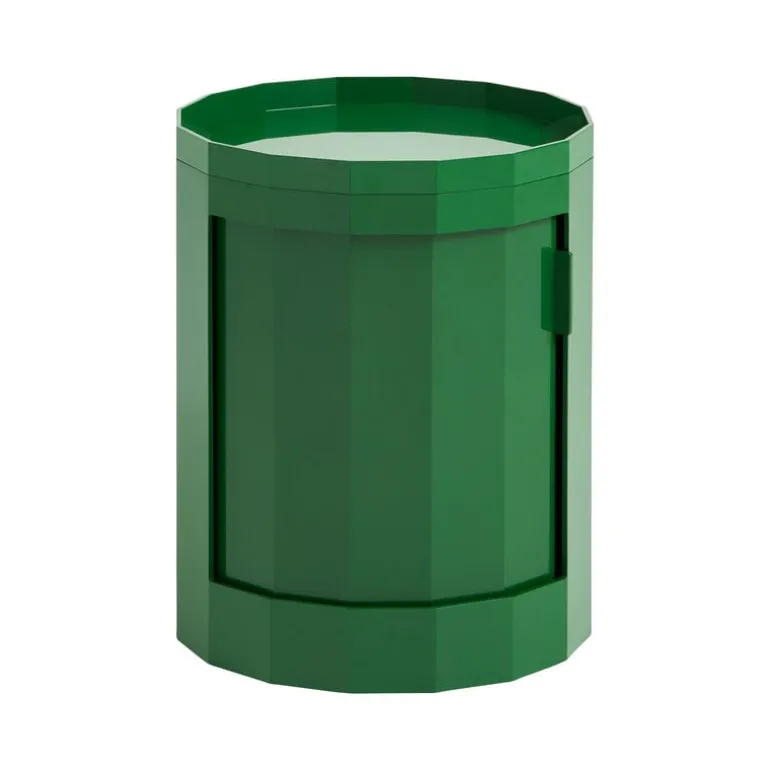 HAY Facet cabinet, low, spinach green