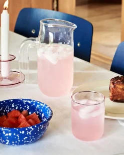 HAY Flare candleholder, pink