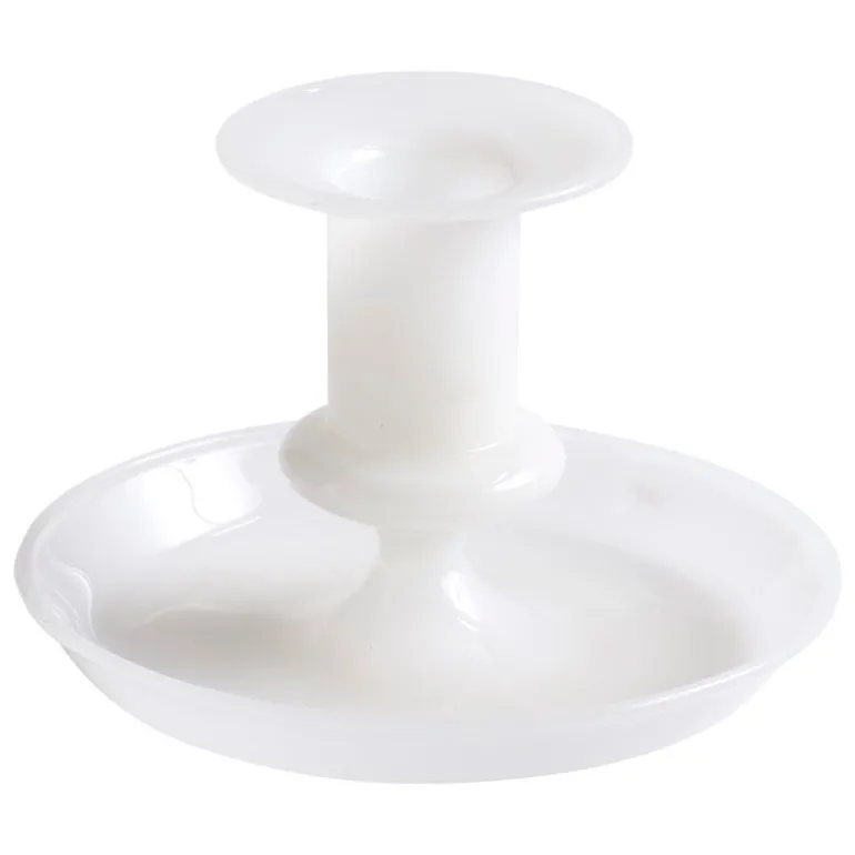 HAY Flare candleholder, white