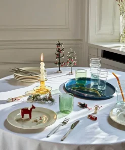 HAY Flare candleholder, yellow