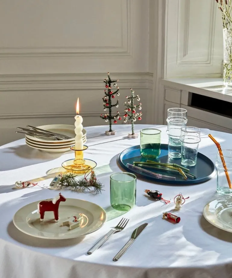 HAY Flare candleholder, yellow