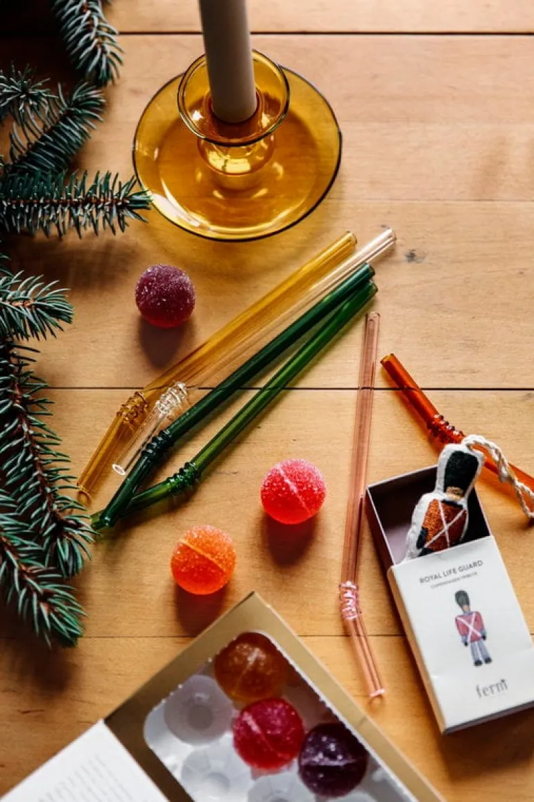 HAY Flare candleholder, yellow