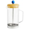 HAY French press brewer, clear - yellow