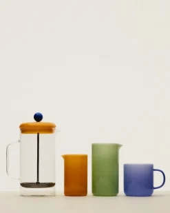 HAY French press brewer, clear - yellow