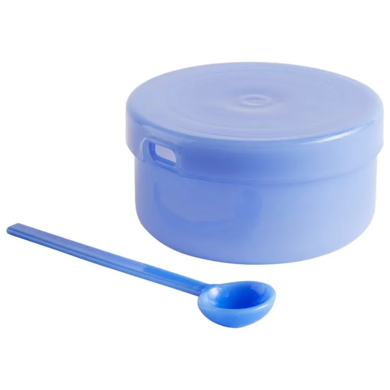 HAY Glass cuisine bowl, jade light blue