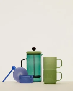 HAY Glass cuisine bowl, jade light blue