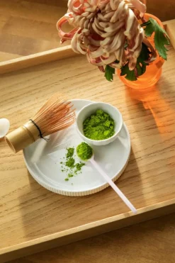 HAY Glass spoons Duo, 2 pcs, light pink - bright orange