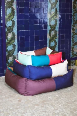 HAY HAY Dogs bed, L, burgundy - green
