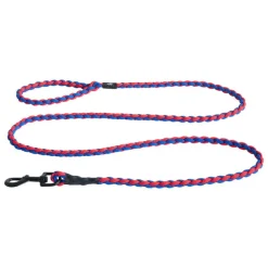 HAY HAY Dogs leash, braided, red - blue