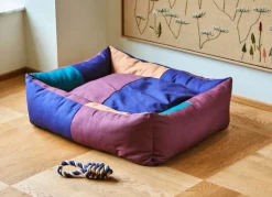 HAY HAY Dogs rope toy, blue - purple - ochre