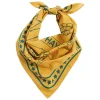 HAY HAY Dogs scarf, 55 x 55 cm, ochre
