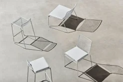 HAY Hee bar chair, galvanized